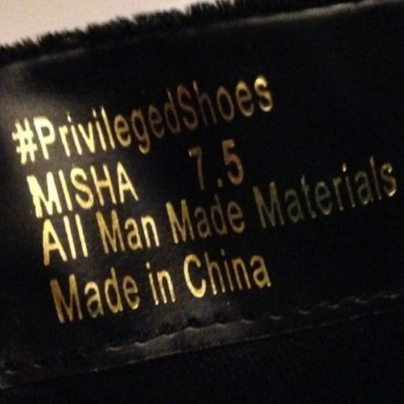 PRIVILEGED BY J.C. DOSSIER MISHA BLACK BLOCK HEEL - Picture 6 of 7
